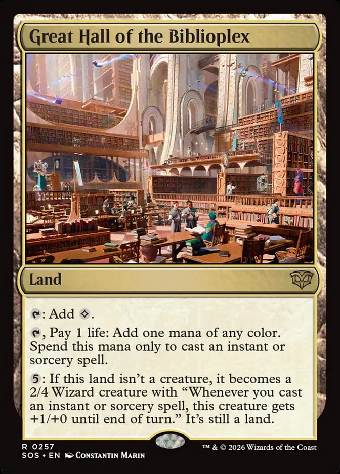 Great Hall of the Biblioplex (Foil)