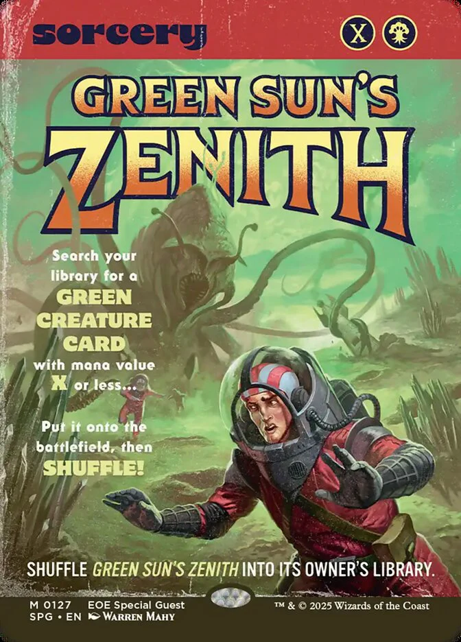 Green Sun's Zenith - Borderless - Full Art (Foil)