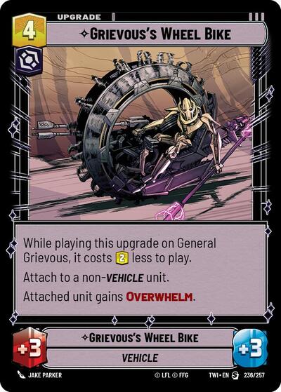 Grievous's Wheel Bike  - Foil