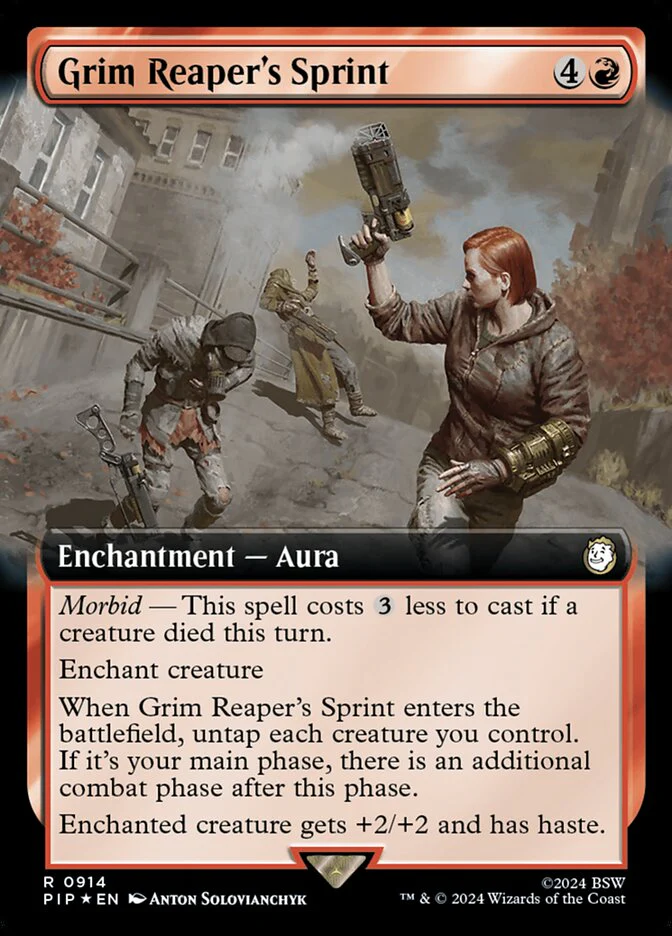 Grim Reaper's Sprint - Extended Art - Surge Foil (Foil)