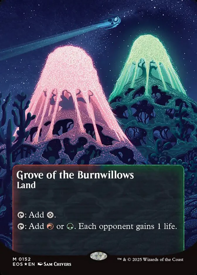 Grove of the Burnwillows - Borderless (Foil)