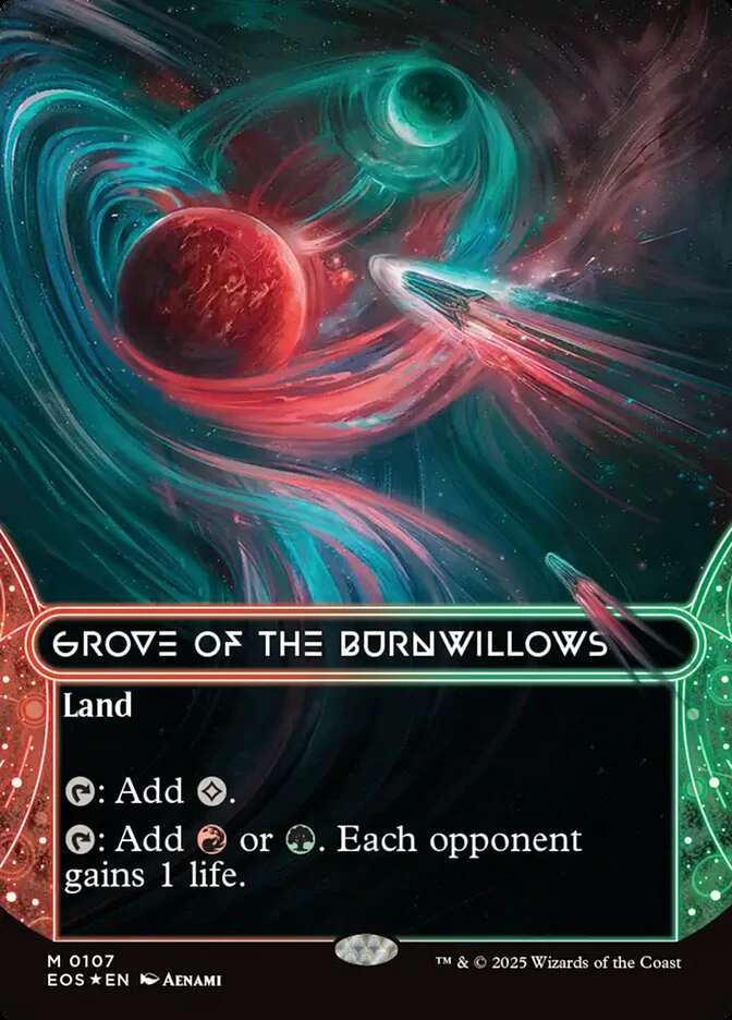 Grove of the Burnwillows - Borderless (Foil)
