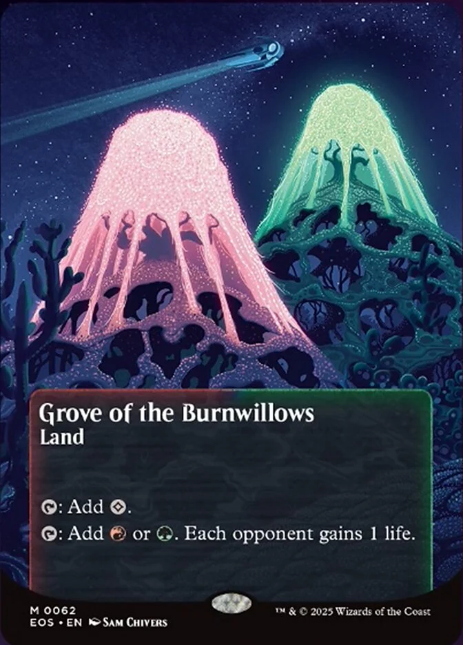 Grove of the Burnwillows - Borderless (Foil)