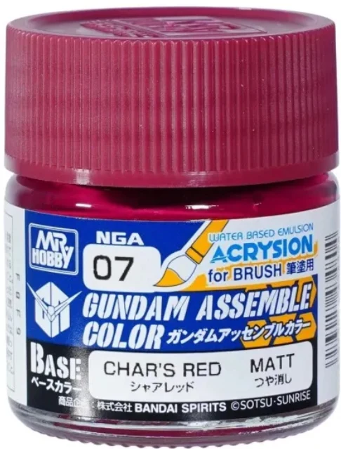 GUNDAM ASSEMBLE COLOR CHAR'S RED