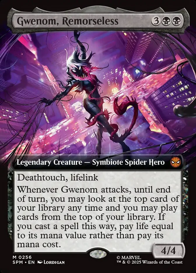 Gwenom, Remorseless - Extended Art - Legendary (Foil)