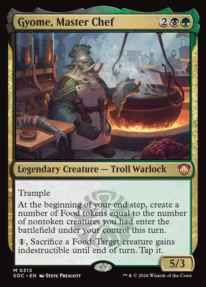 Gyome, Master Chef - Legendary