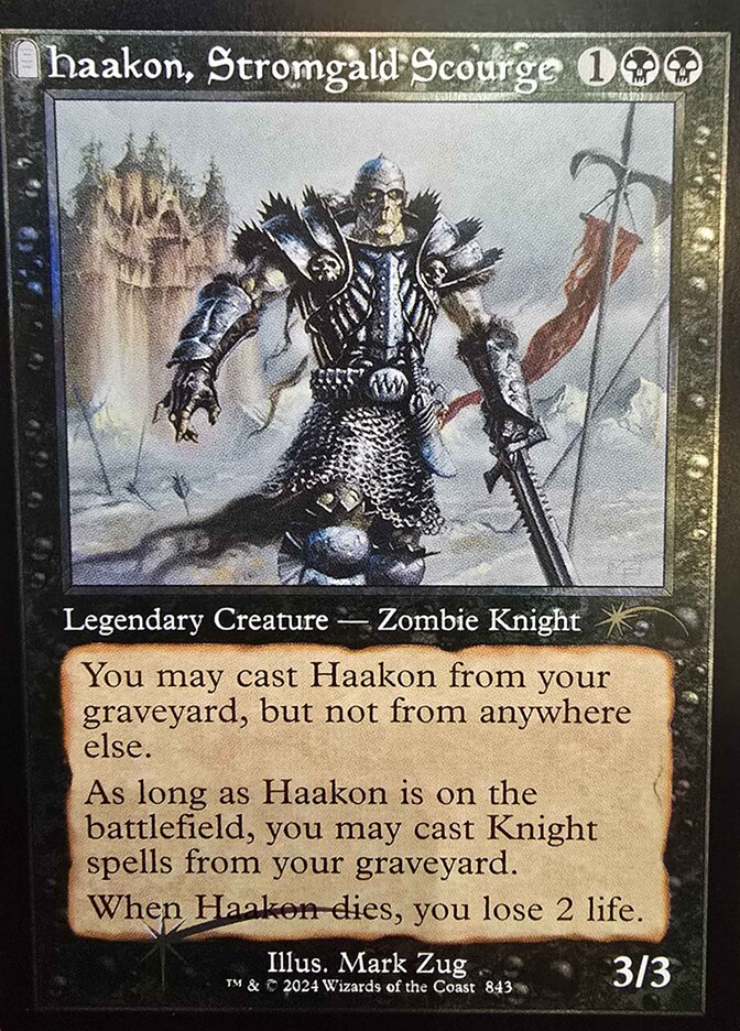 Haakon, Stromgald Scourge - Retro Frame - Tombstone (Foil)