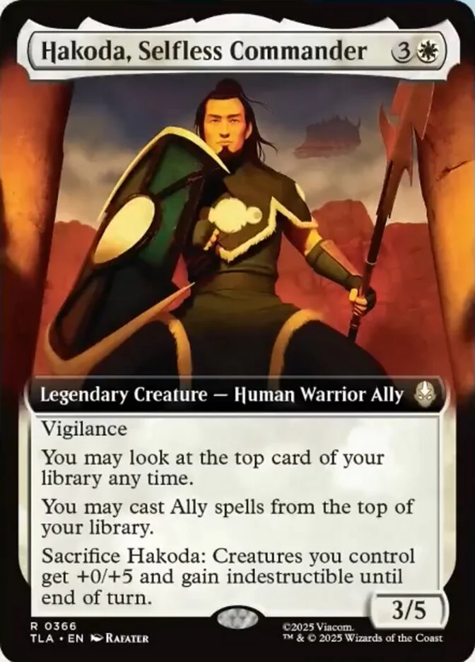 Hakoda, Selfless Commander - Extended Art - Legendary (Foil)