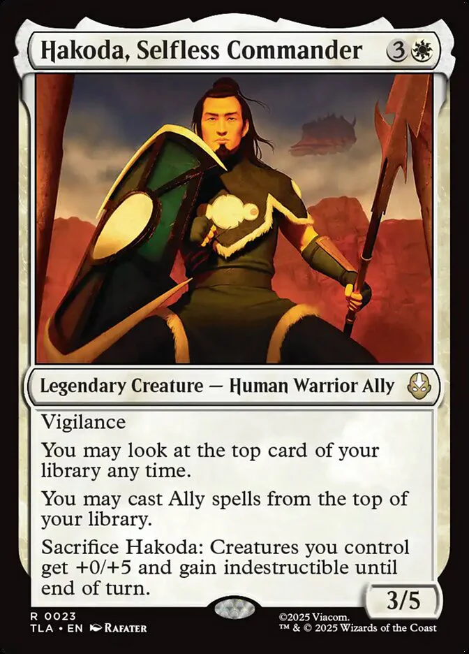 Hakoda, Selfless Commander - Legendary (Foil)