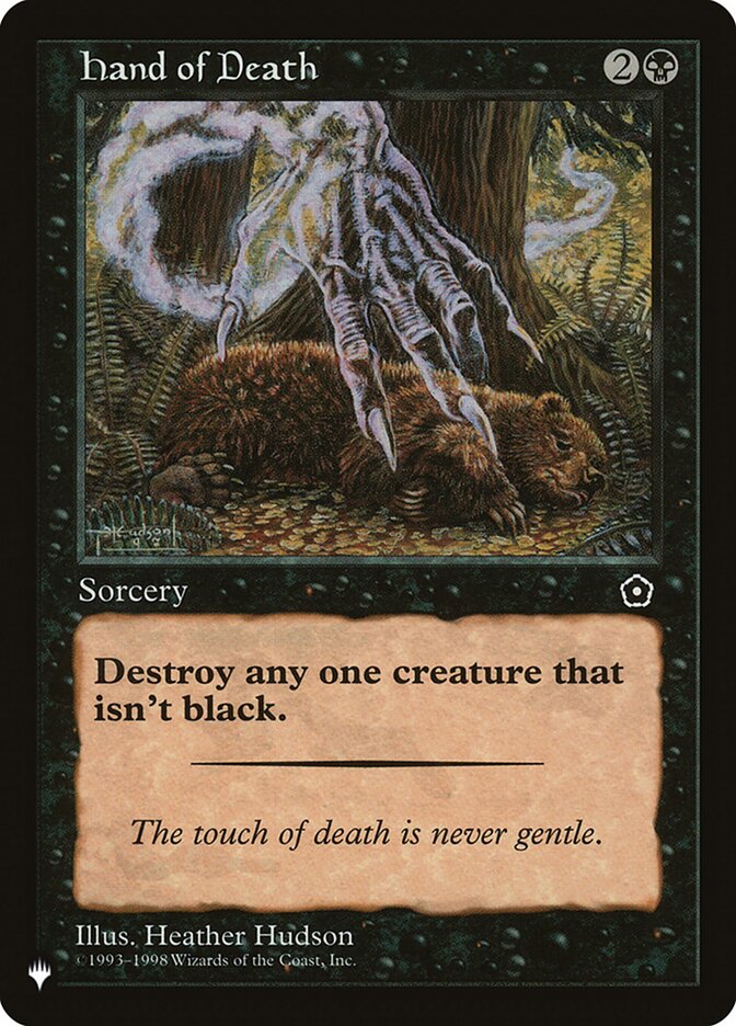 Hand of Death - Retro Frame