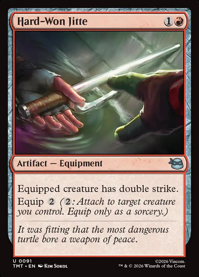 Hard-Won Jitte (Foil)
