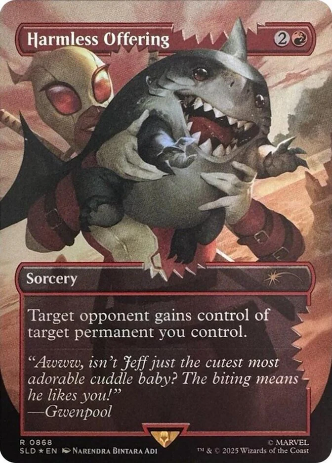 Harmless Offering - Borderless - Full Art - Inverted (Foil)