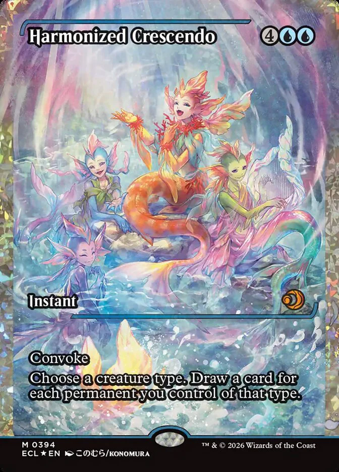 Harmonized Crescendo - Full Art - Inverted - Showcase (Foil)