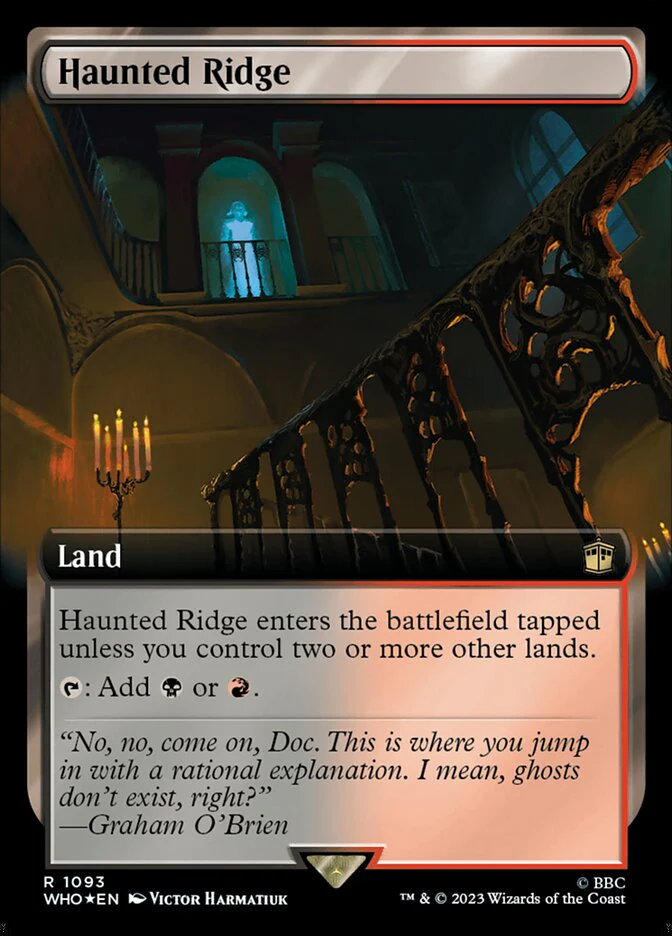 Haunted Ridge - Extended Art - Surge Foil (Foil)