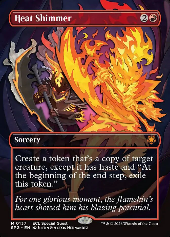 Heat Shimmer - Borderless - Full Art - Inverted