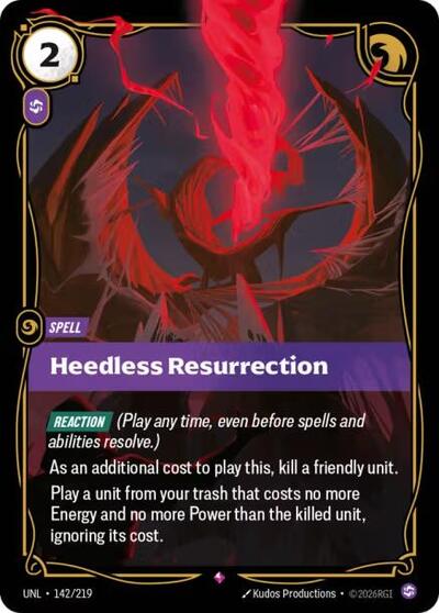 Heedless Resurrection - Foil