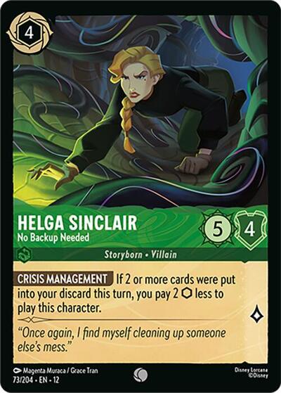 Helga Sinclair - No Backup Needed - Foil