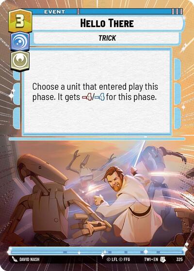 Hello There (Hyperspace) - Foil