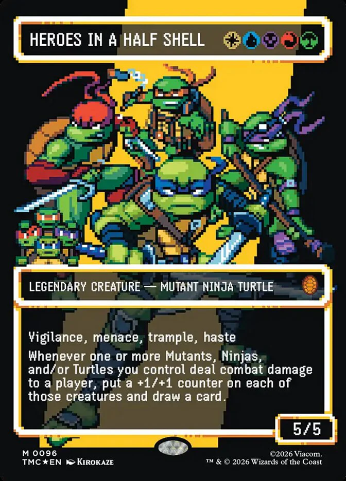 Heroes in a Half Shell - Borderless - Full Art - Legendary (Foil)
