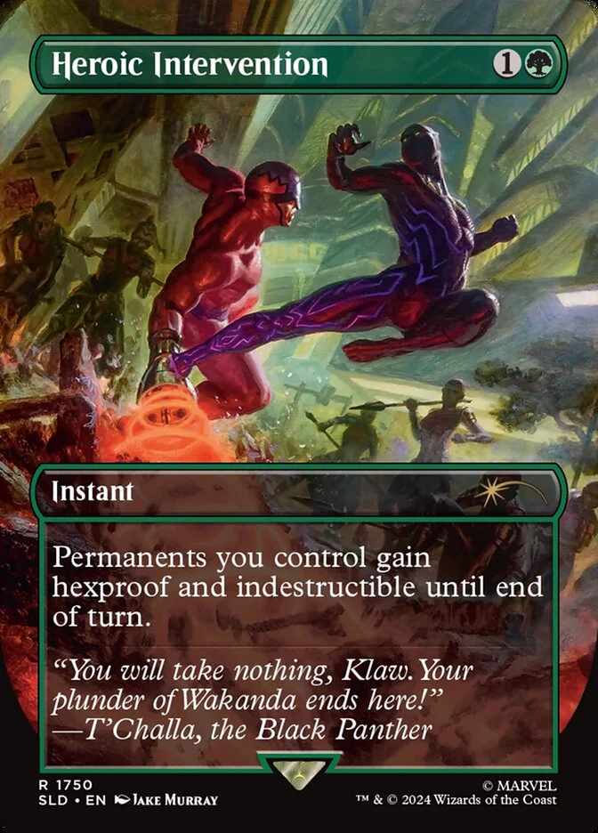 Heroic Intervention - Borderless - Full Art - Inverted (Foil)