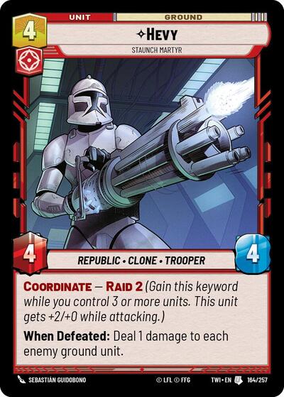 Hevy - Staunch Martyr  - Foil