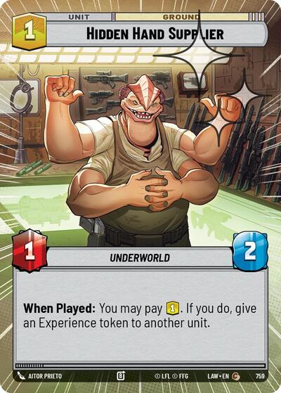 Hidden Hand Supplier (Hyperspace) - Foil