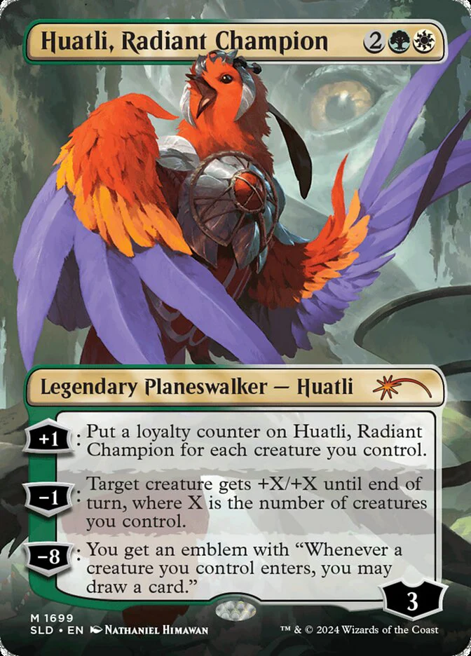 Huatli, Radiant Champion - Borderless - Full Art