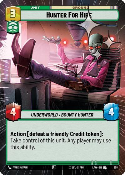 Hunter for Hire (Hyperspace) - Foil