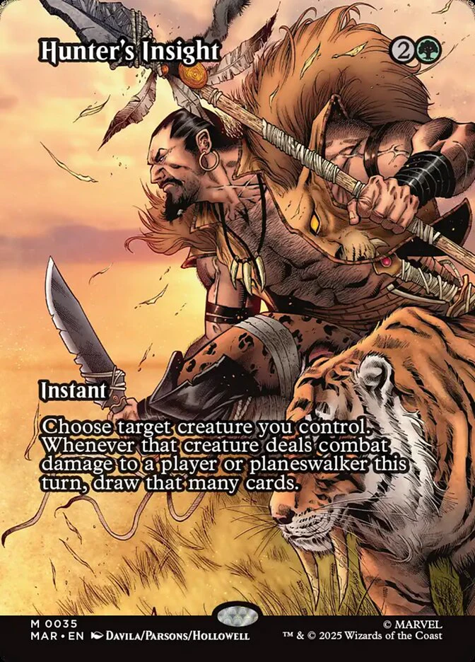 Hunter's Insight - Borderless - Full Art - Inverted (Foil)