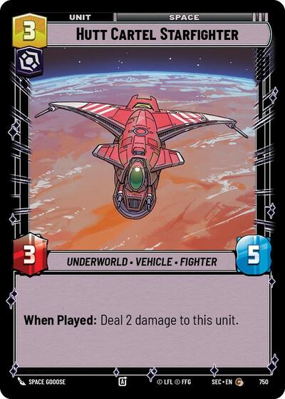 Hutt Cartel Starfighter - Foil