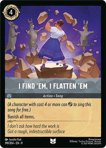 I Find 'Em, I Flatten 'Em - Foil