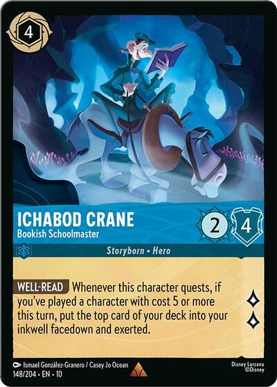 Ichabod Crane - Bookish Schoolmaster - Foil