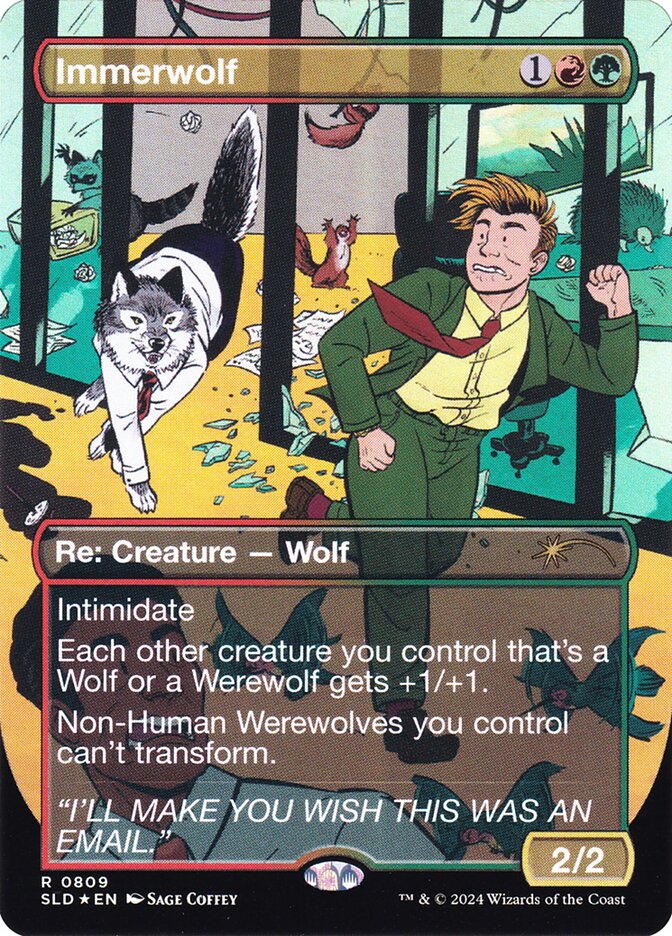 Immerwolf - Borderless - Full Art - Inverted (Foil)