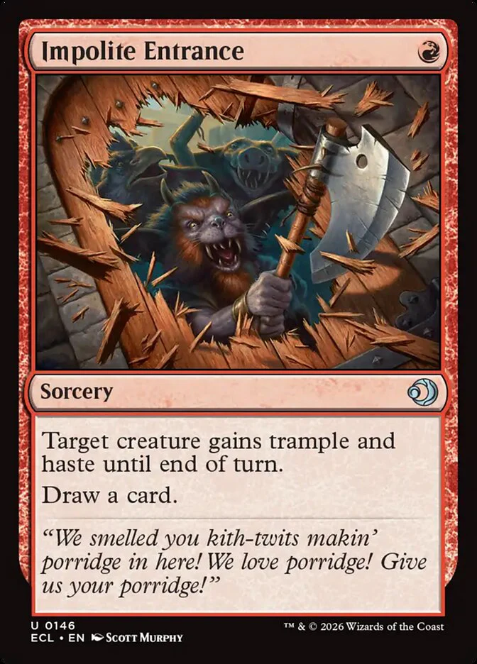 Impolite Entrance (Foil)