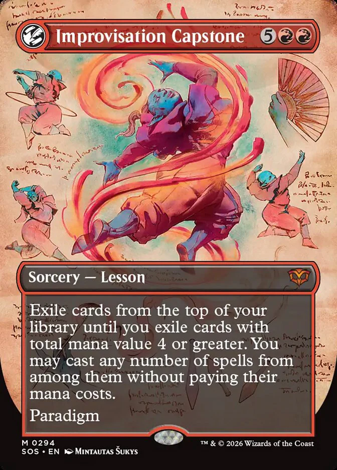 Improvisation Capstone - Borderless - Full Art - Inverted - Showcase (Foil)
