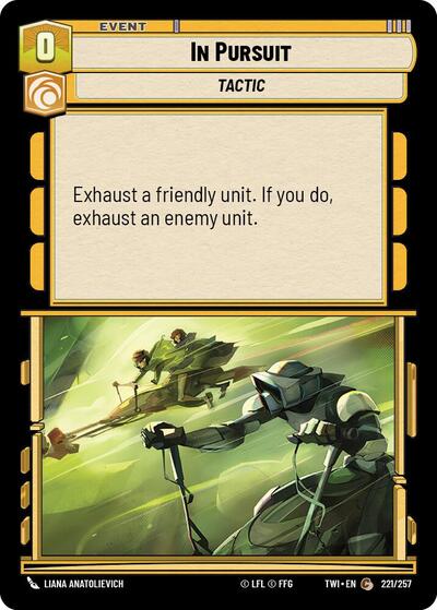 In Pursuit  - Foil