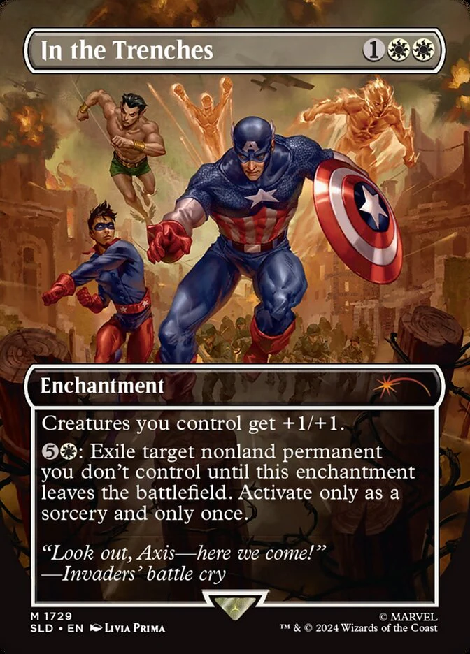In the Trenches - Borderless - Full Art - Inverted