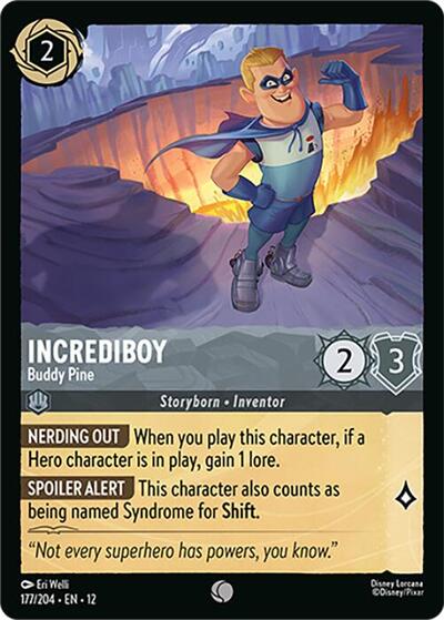 Incrediboy - Buddy Pine - Foil
