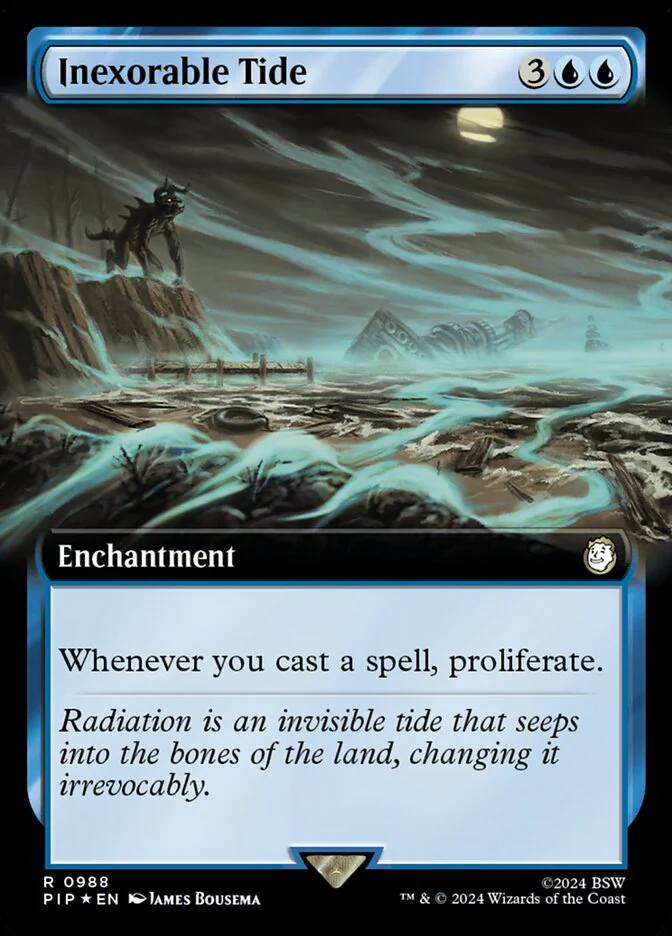 Inexorable Tide - Extended Art - Surge Foil (Foil)
