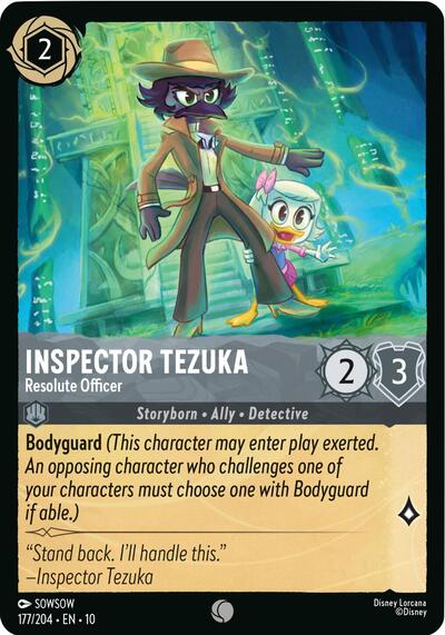 Inspector Tezuka - Resolute Officer - Foil