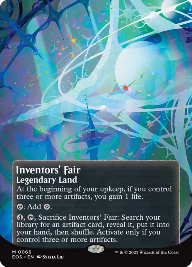 Inventors' Fair - Borderless - Full Art - Legendary - Inverted