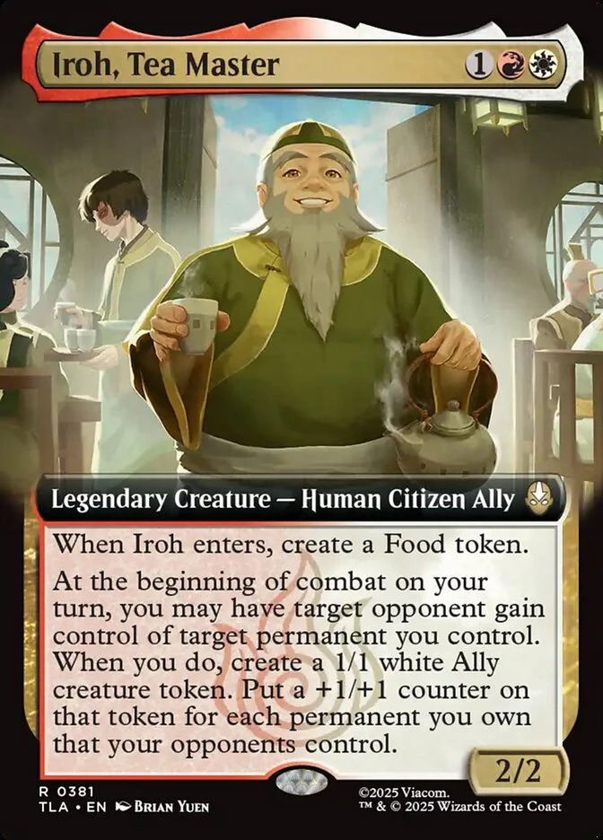 Iroh, Tea Master - Extended Art - Legendary (Foil)