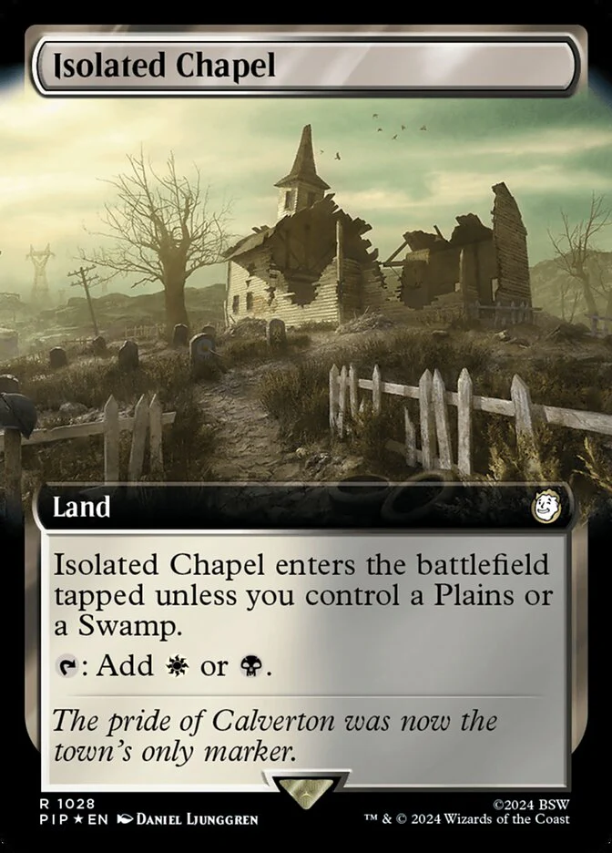 Isolated Chapel - Extended Art - Surge Foil (Foil)