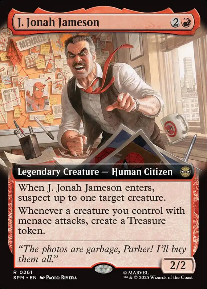 J. Jonah Jameson - Extended Art - Legendary