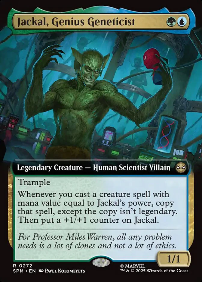 Jackal, Genius Geneticist - Extended Art - Legendary