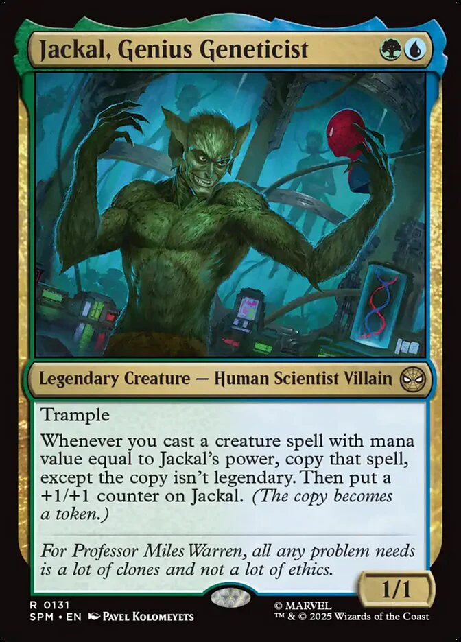 Jackal, Genius Geneticist - Legendary (Foil)