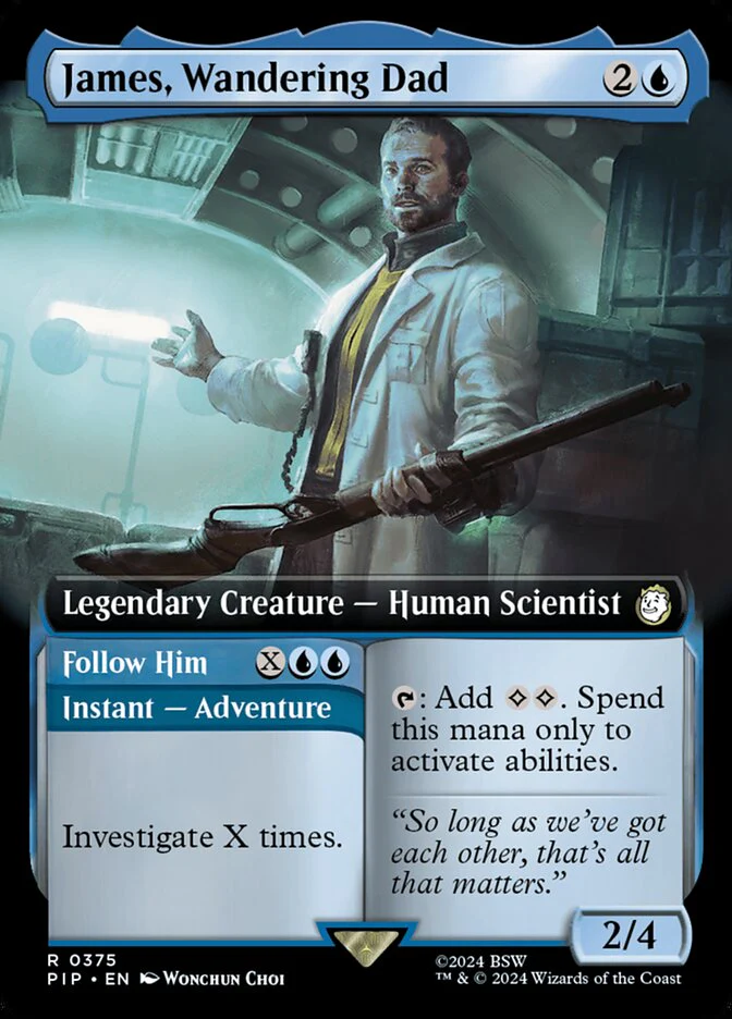 James, Wandering Dad // Follow Him - Extended Art - Legendary (Foil)