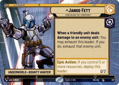 Jango Fett - Concealing the Conspiracy  (Hyperspace) - Foil