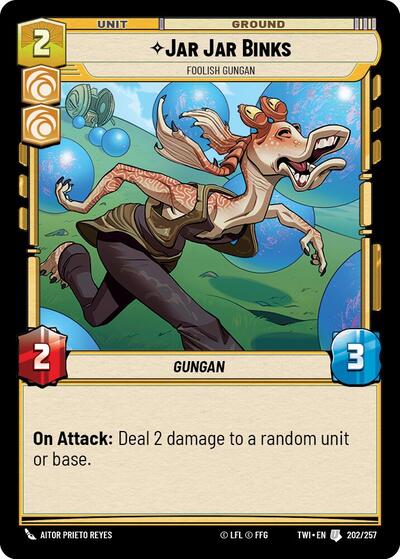 Jar Jar Binks - Foolish Gungan  - Foil