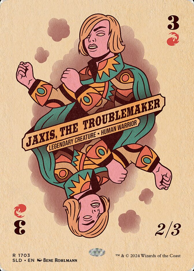 Jaxis, the Troublemaker - Borderless - Full Art - Legendary